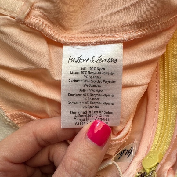 For Love & Lemons Blossom Lace Maxi Dress Size Medium NWT - Picture 15 of 16